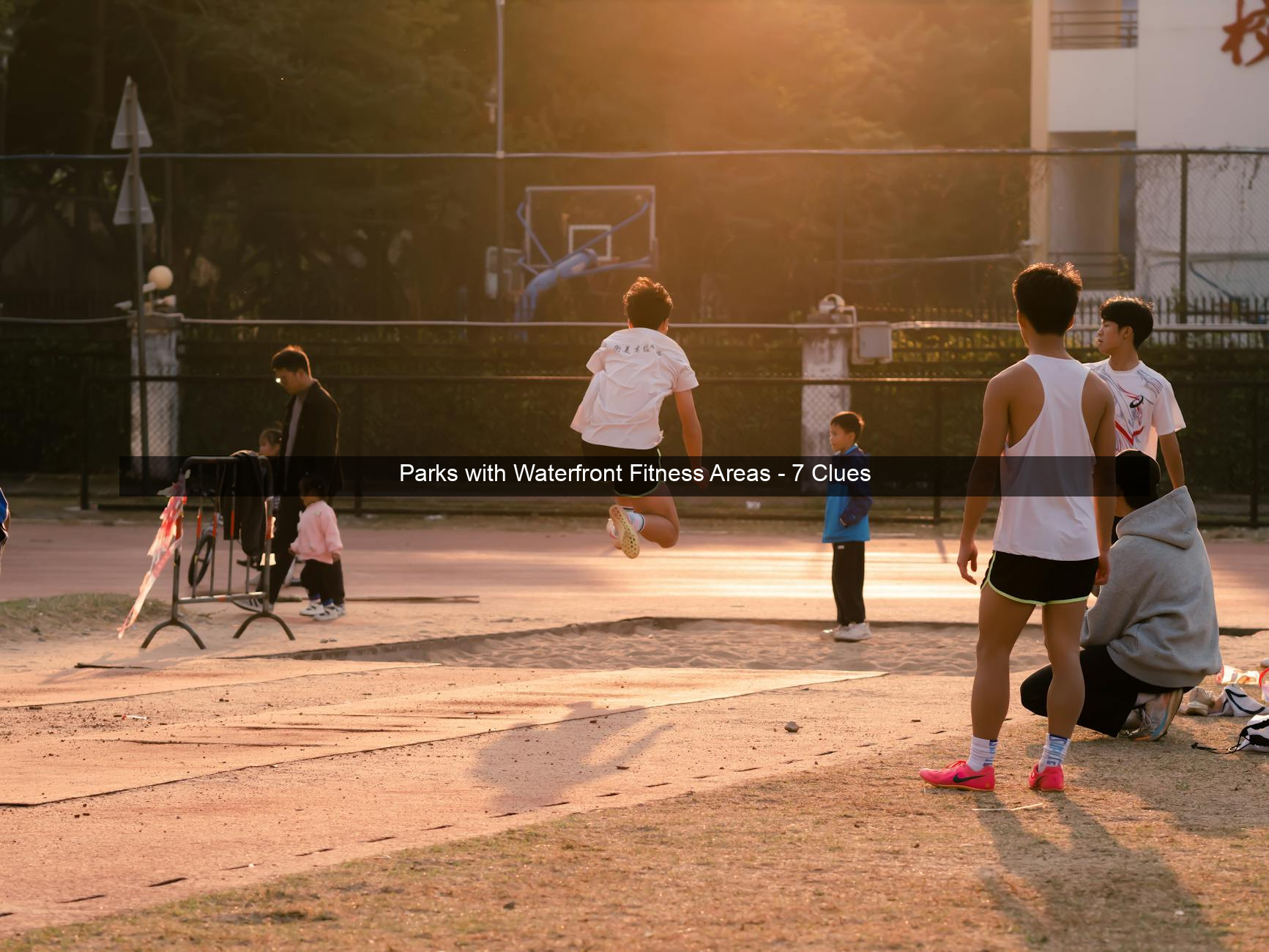 Parks with Waterfront Fitness Areas - 7 Clues