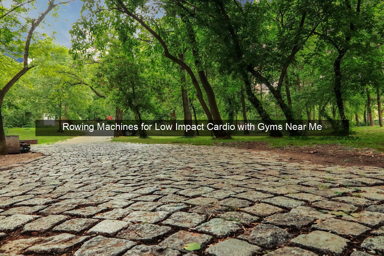 Rowing Machines for Low Impact Cardio with Gyms Near Me
