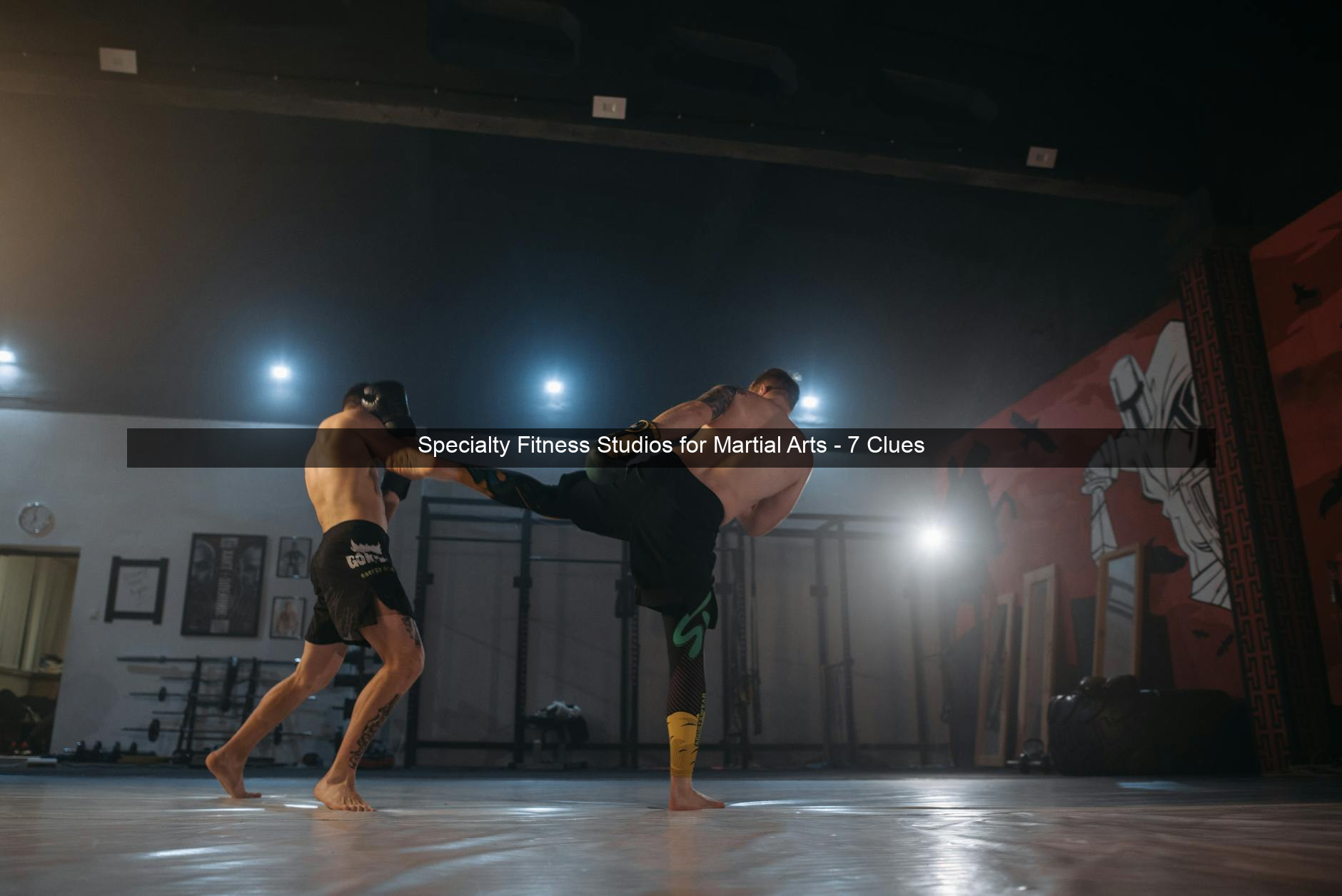 Specialty Fitness Studios for Martial Arts - 7 Clues