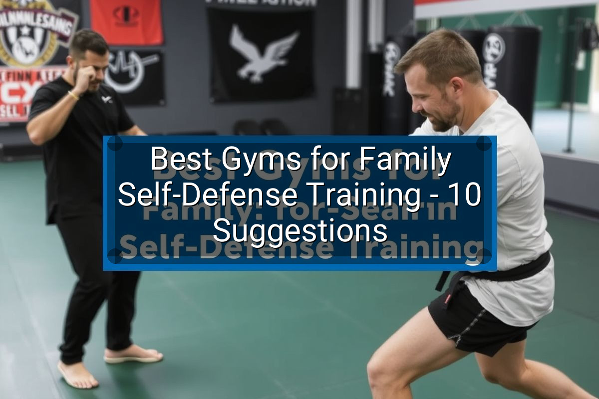 Best Gyms for Family Self-Defense Training - 10 Suggestions