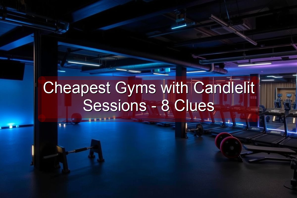 Cheapest Gyms with Candlelit Sessions - 8 Clues
