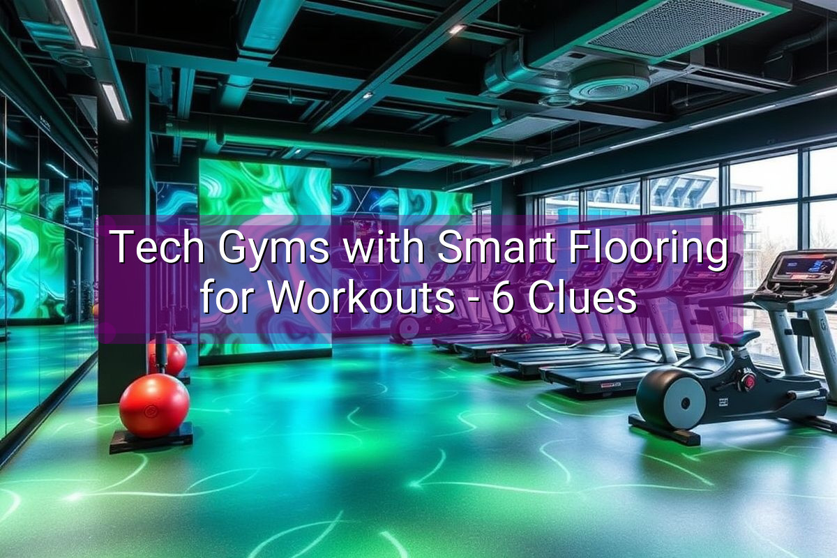 Tech Gyms with Smart Flooring for Workouts - 6 Clues