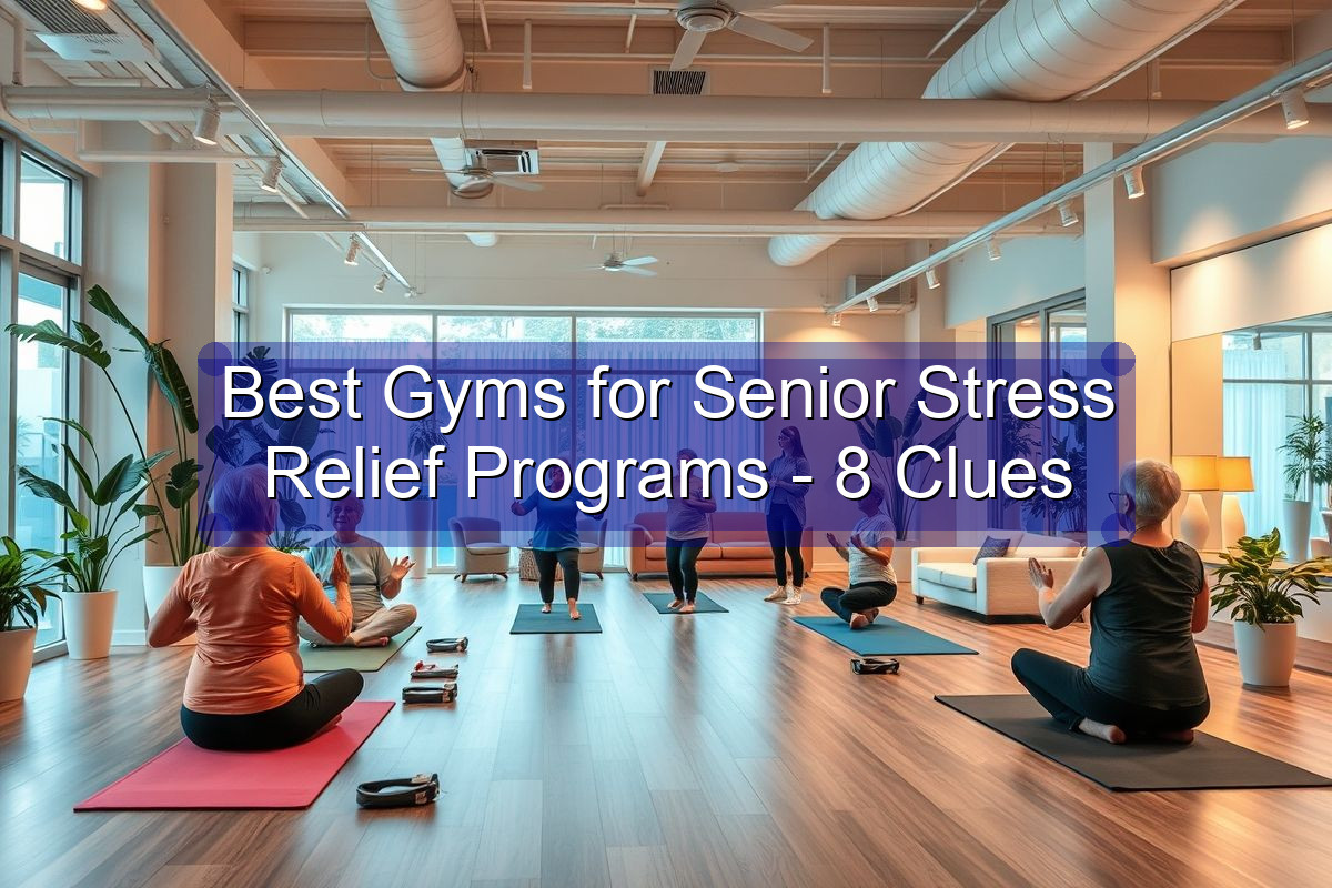 Best Gyms for Senior Stress Relief Programs - 8 Clues