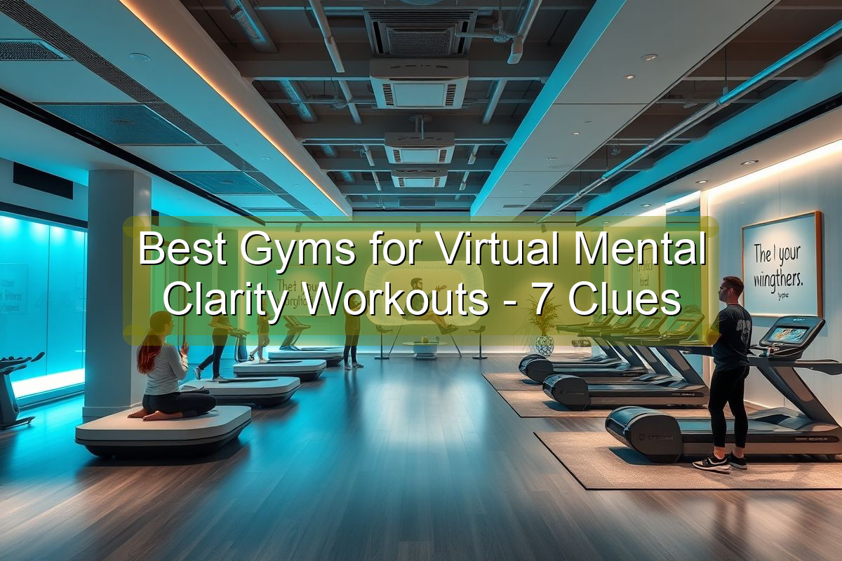 Best Gyms for Virtual Mental Clarity Workouts - 7 Clues