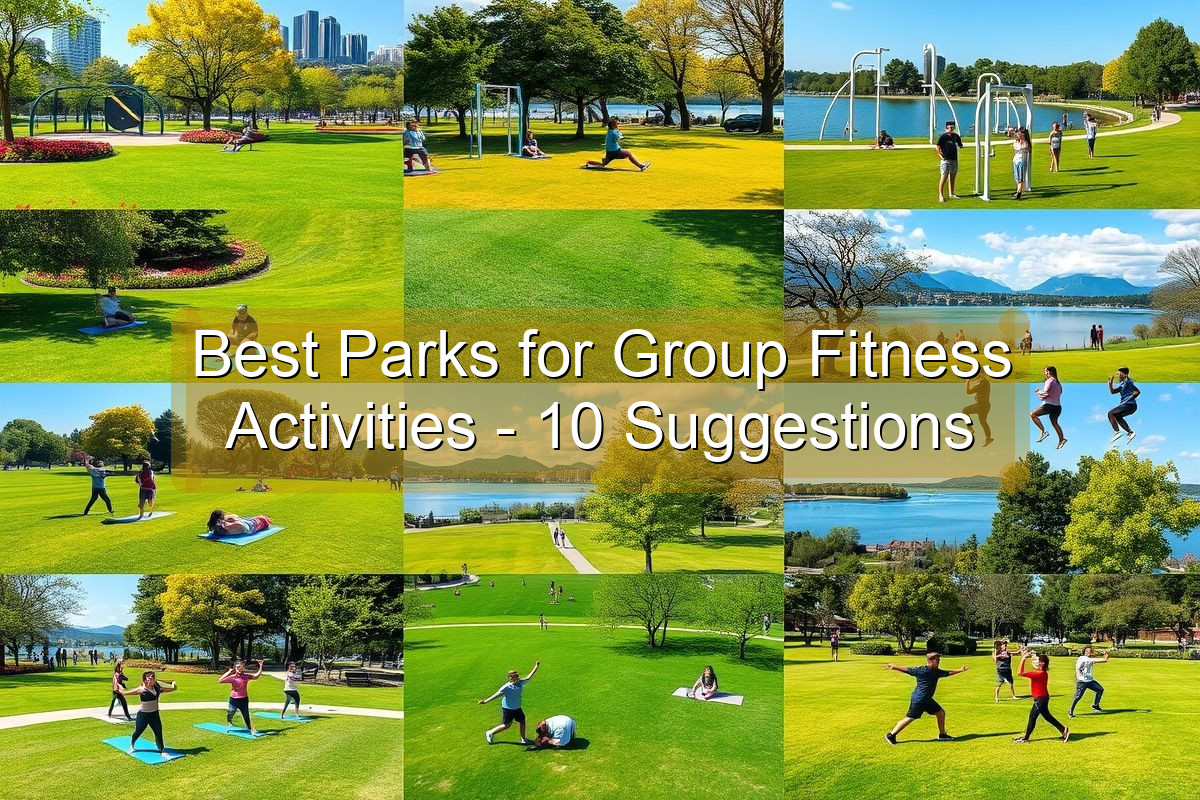 Best Parks for Group Fitness Activities - 10 Suggestions