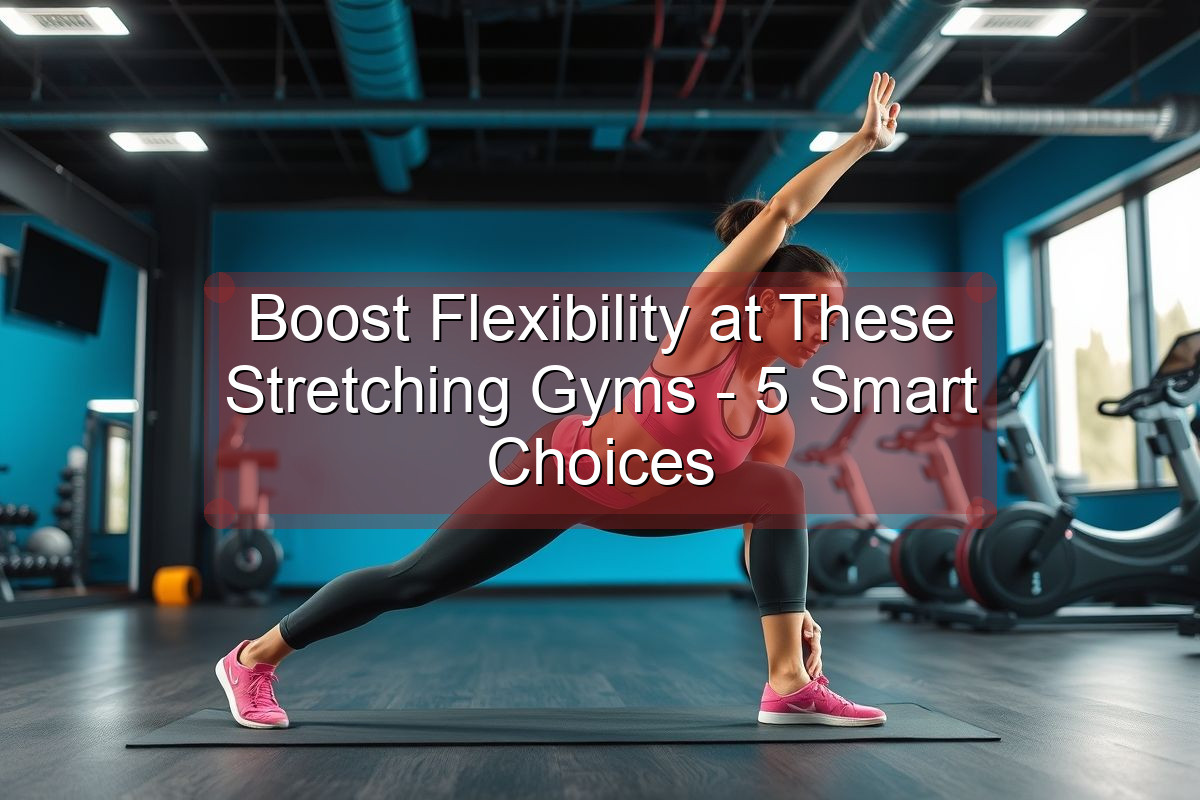 Boost Flexibility at These Stretching Gyms - 5 Smart Choices