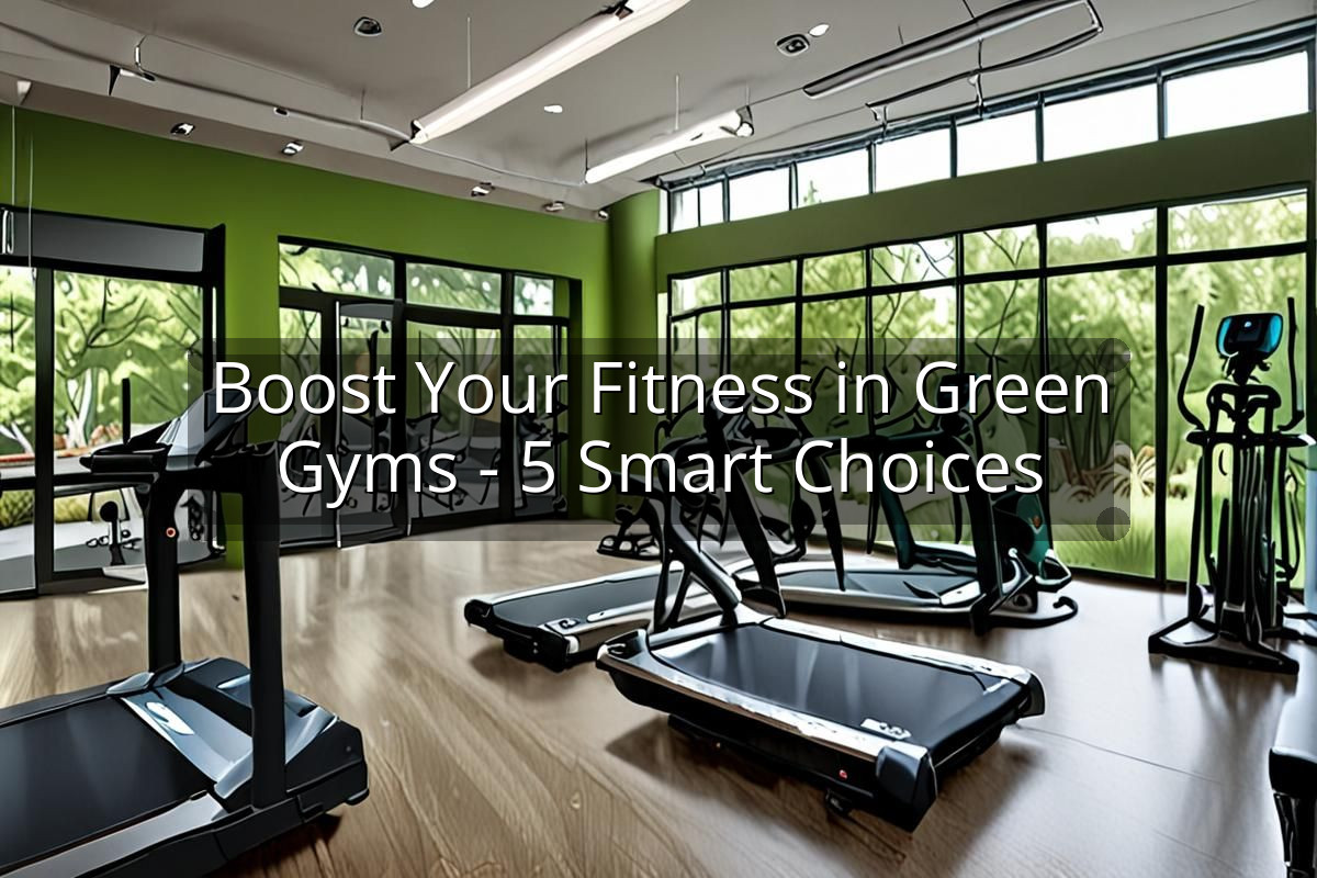 Boost Your Fitness in Green Gyms - 5 Smart Choices
