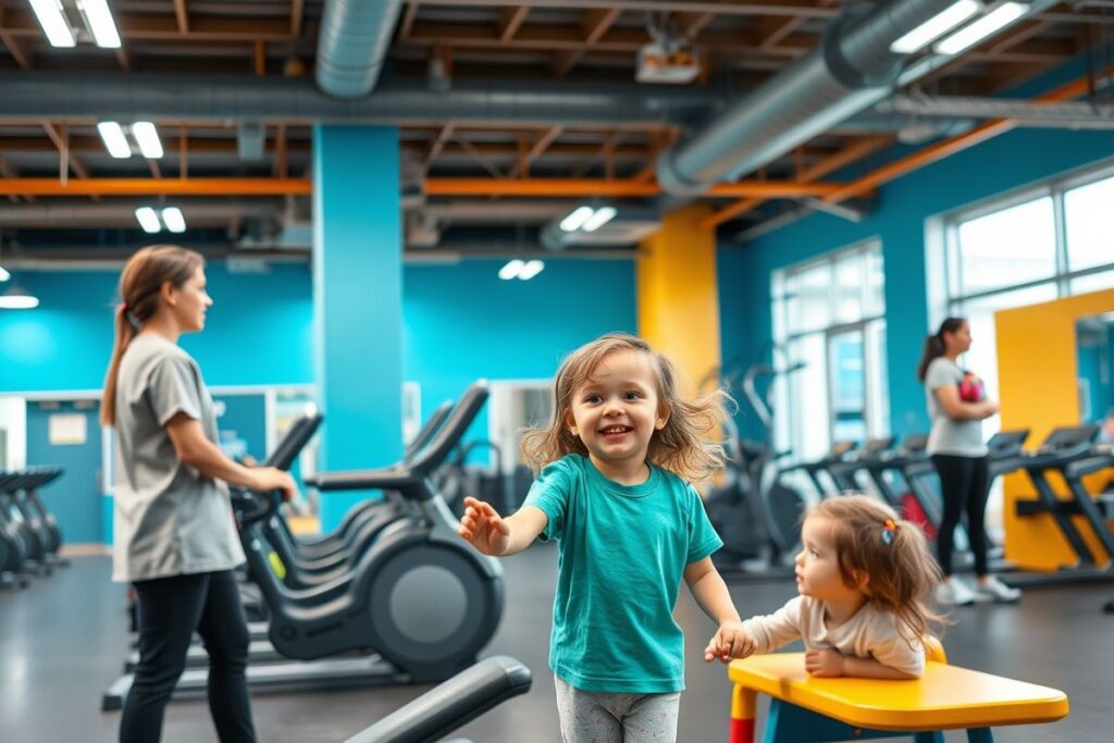 Budget Gyms with Childcare Staff - 7 Clues