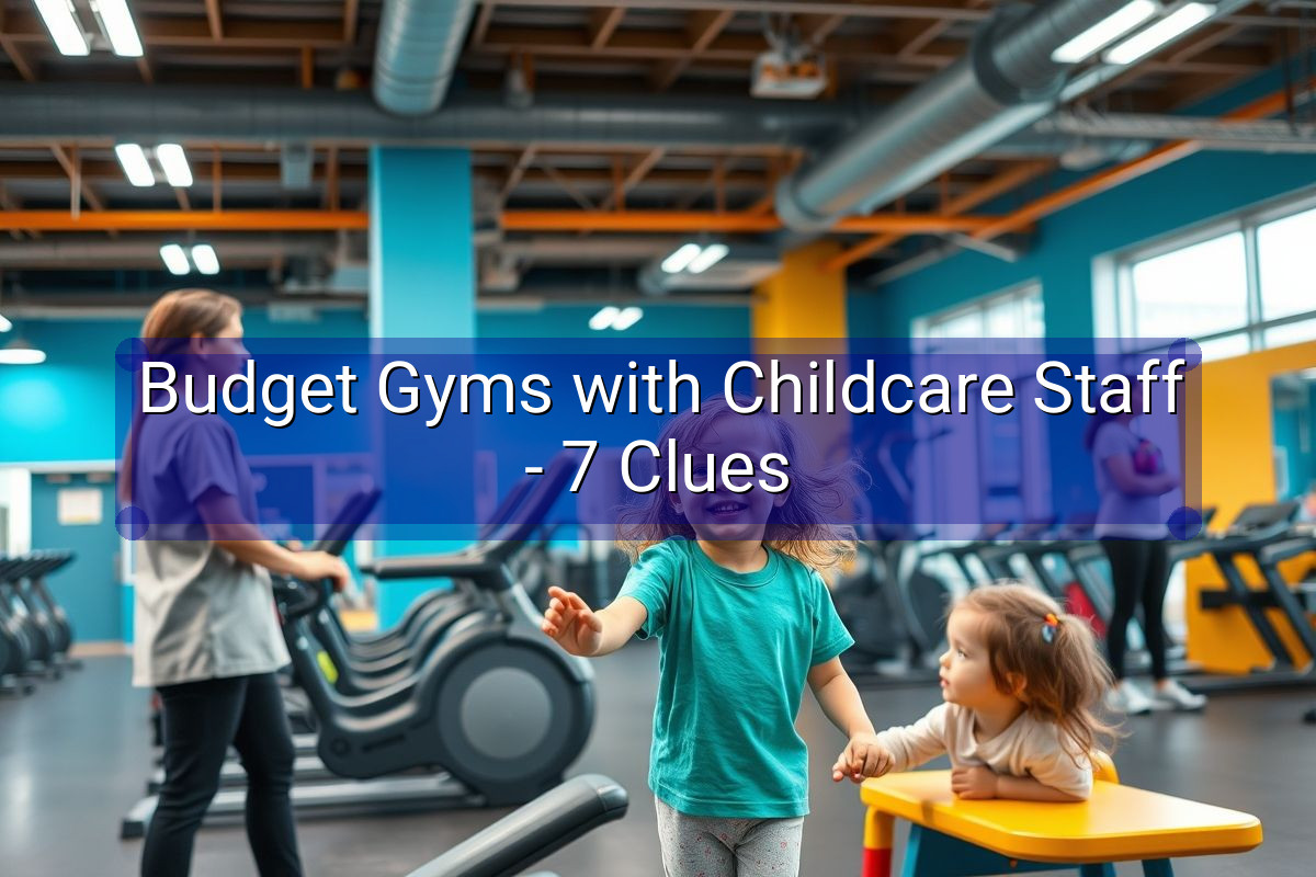 Budget Gyms with Childcare Staff - 7 Clues