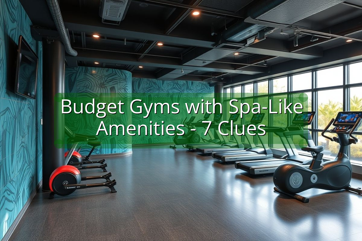 Budget Gyms with Spa-Like Amenities - 7 Clues