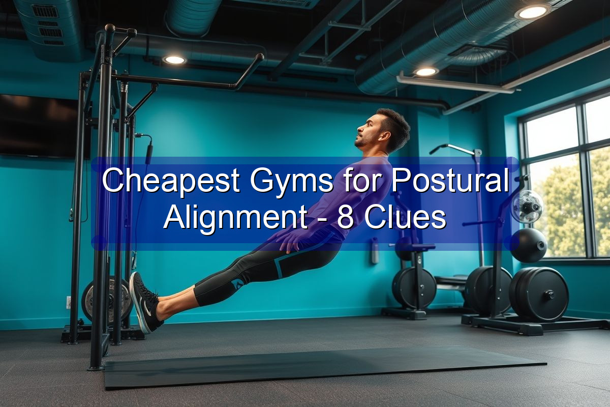 Cheapest Gyms for Postural Alignment - 8 Clues