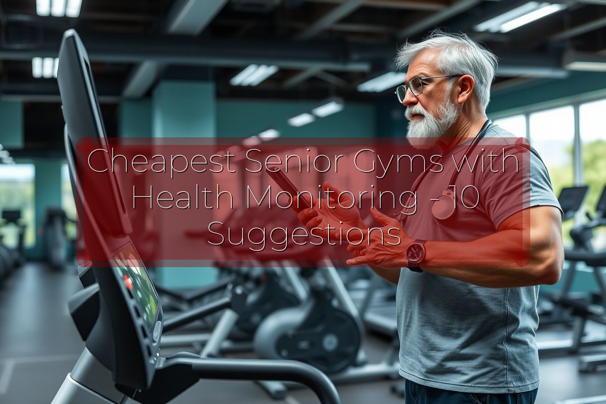 Cheapest Senior Gyms with Health Monitoring - 10 Suggestions