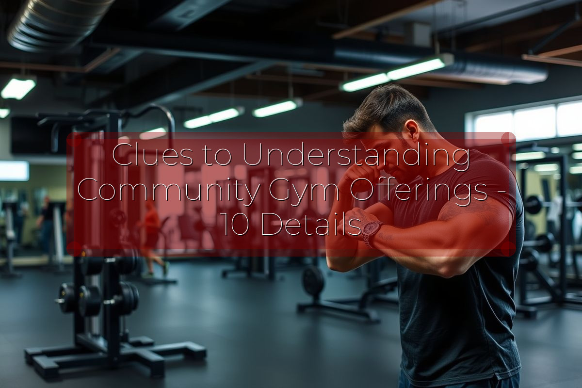 Clues to Understanding Community Gym Offerings - 10 Details