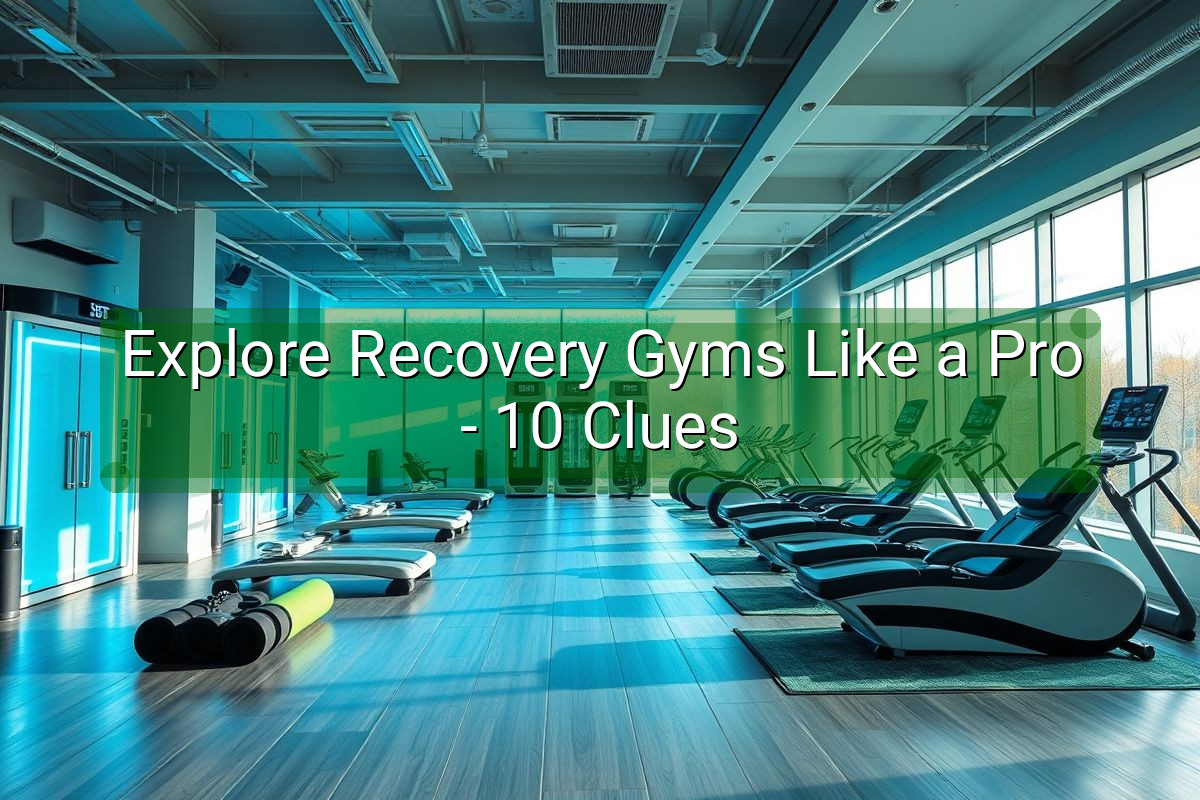 Explore Recovery Gyms Like a Pro - 10 Clues