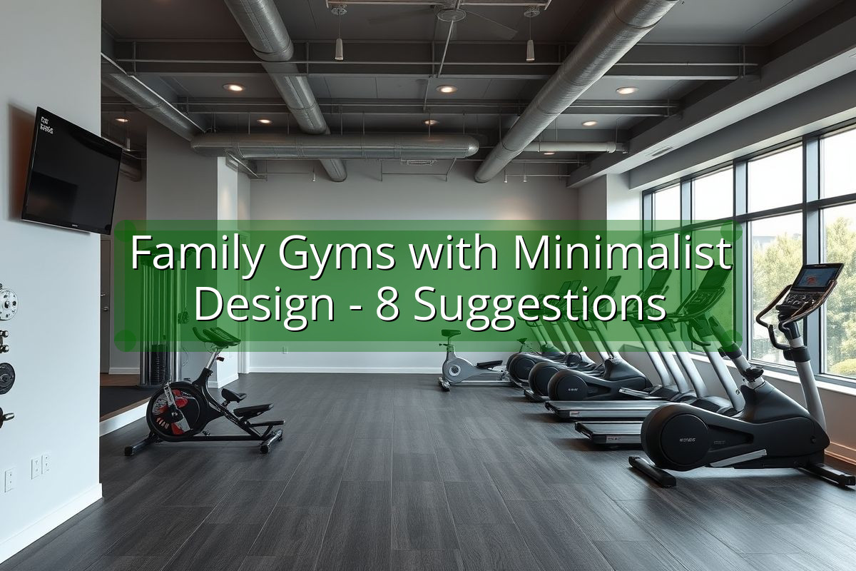 Family Gyms with Minimalist Design - 8 Suggestions