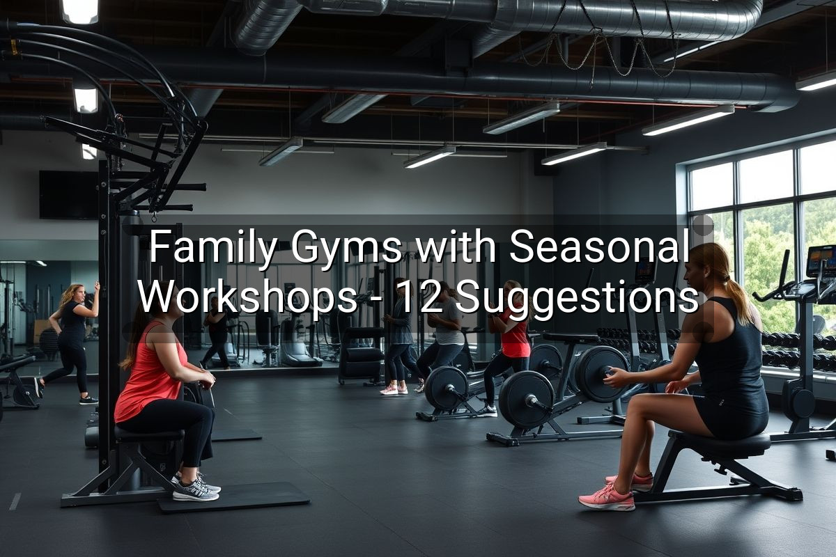 Family Gyms with Seasonal Workshops - 12 Suggestions