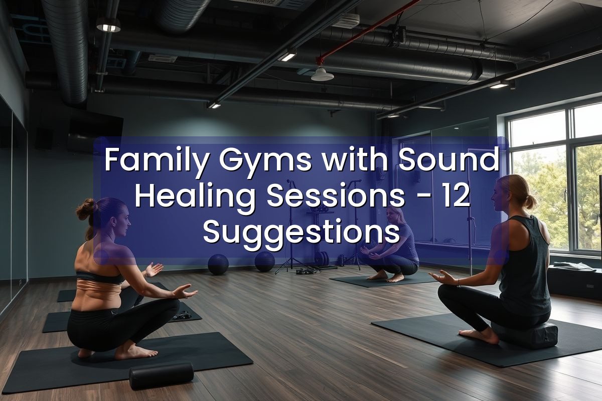 Family Gyms with Sound Healing Sessions - 12 Suggestions
