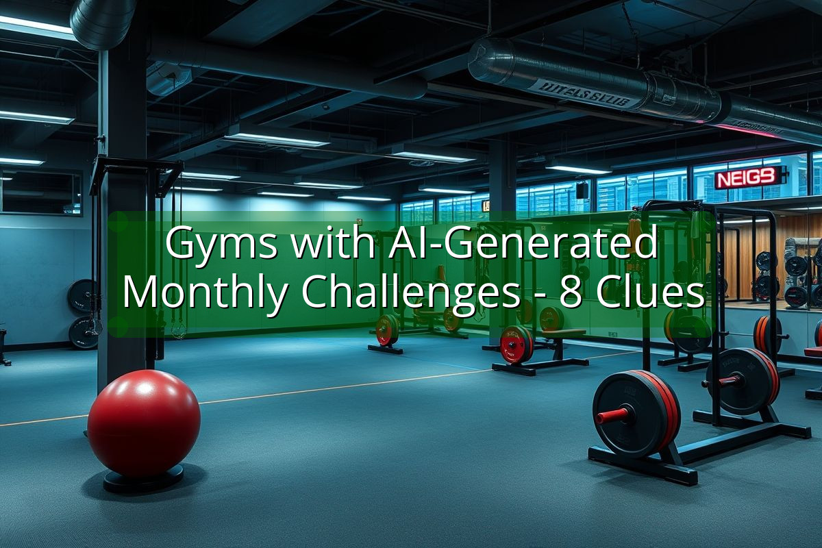 Gyms with AI-Generated Monthly Challenges - 8 Clues
