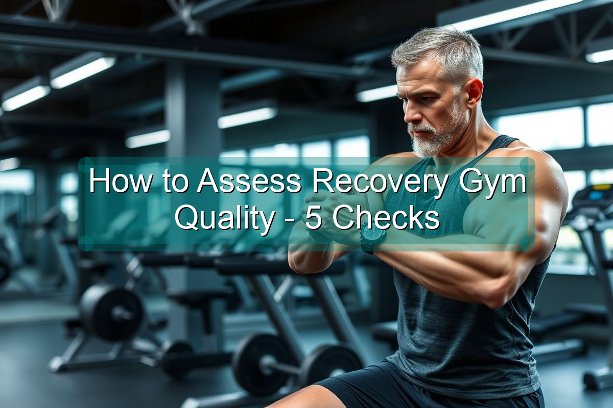 How to Assess Recovery Gym Quality - 5 Checks