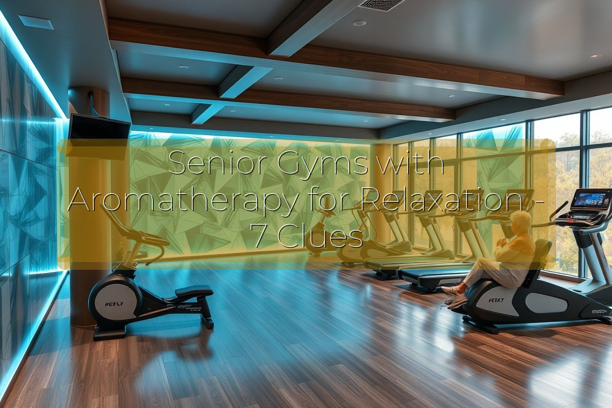 Senior Gyms with Aromatherapy for Relaxation - 7 Clues