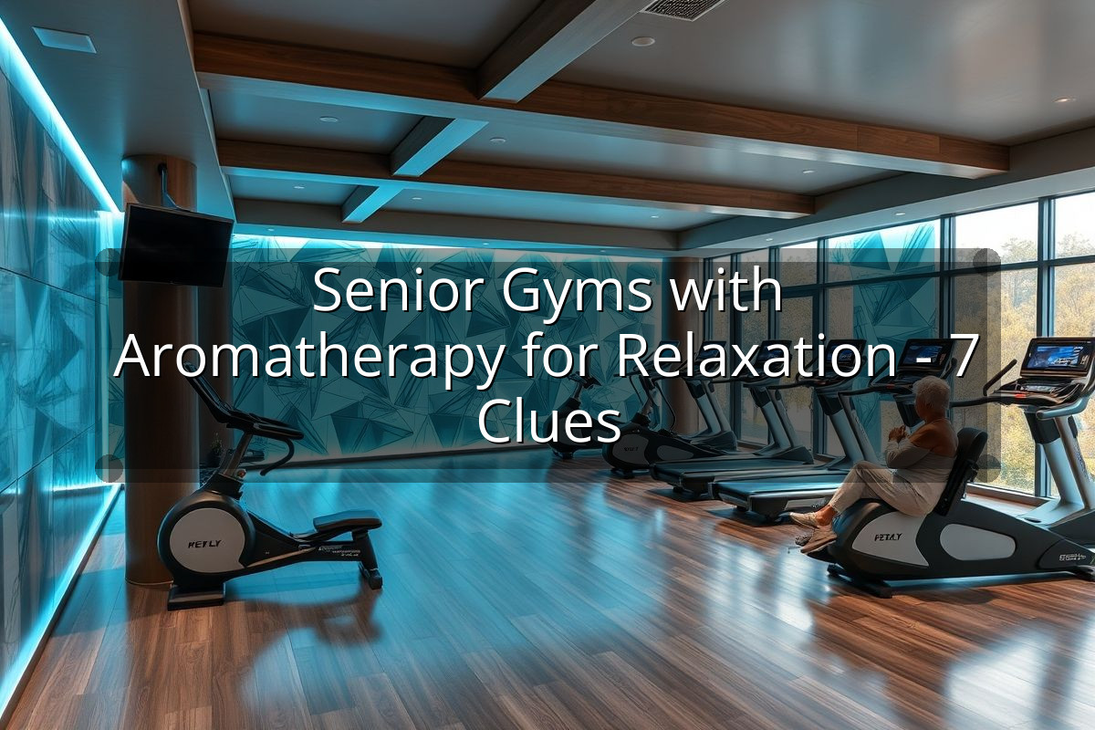 Senior Gyms with Aromatherapy for Relaxation - 7 Clues