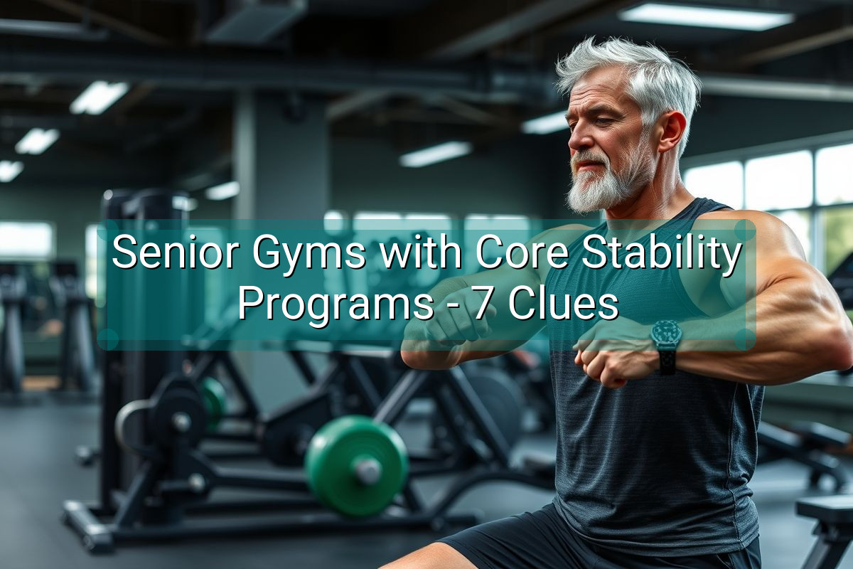 Senior Gyms with Core Stability Programs - 7 Clues