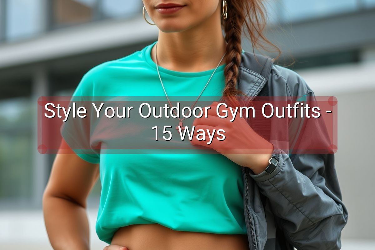 Style Your Outdoor Gym Outfits - 15 Ways