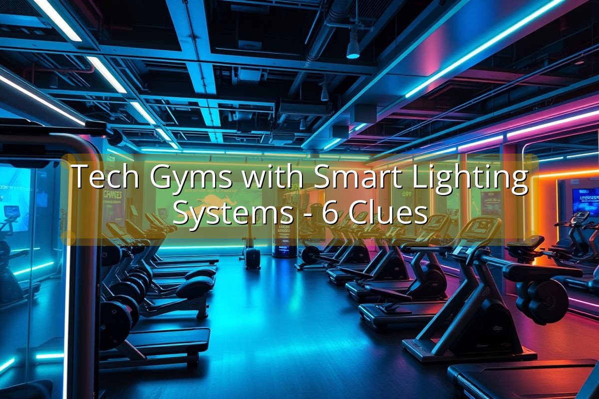 Tech Gyms with Smart Lighting Systems - 6 Clues