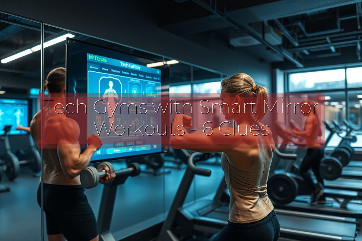 Tech Gyms with Smart Mirror Workouts - 6 Clues