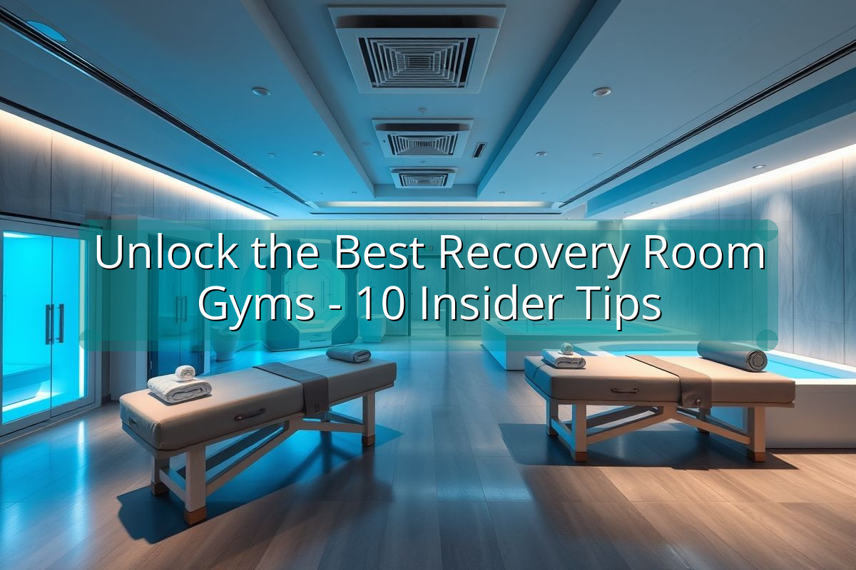 Unlock the Best Recovery Room Gyms - 10 Insider Tips