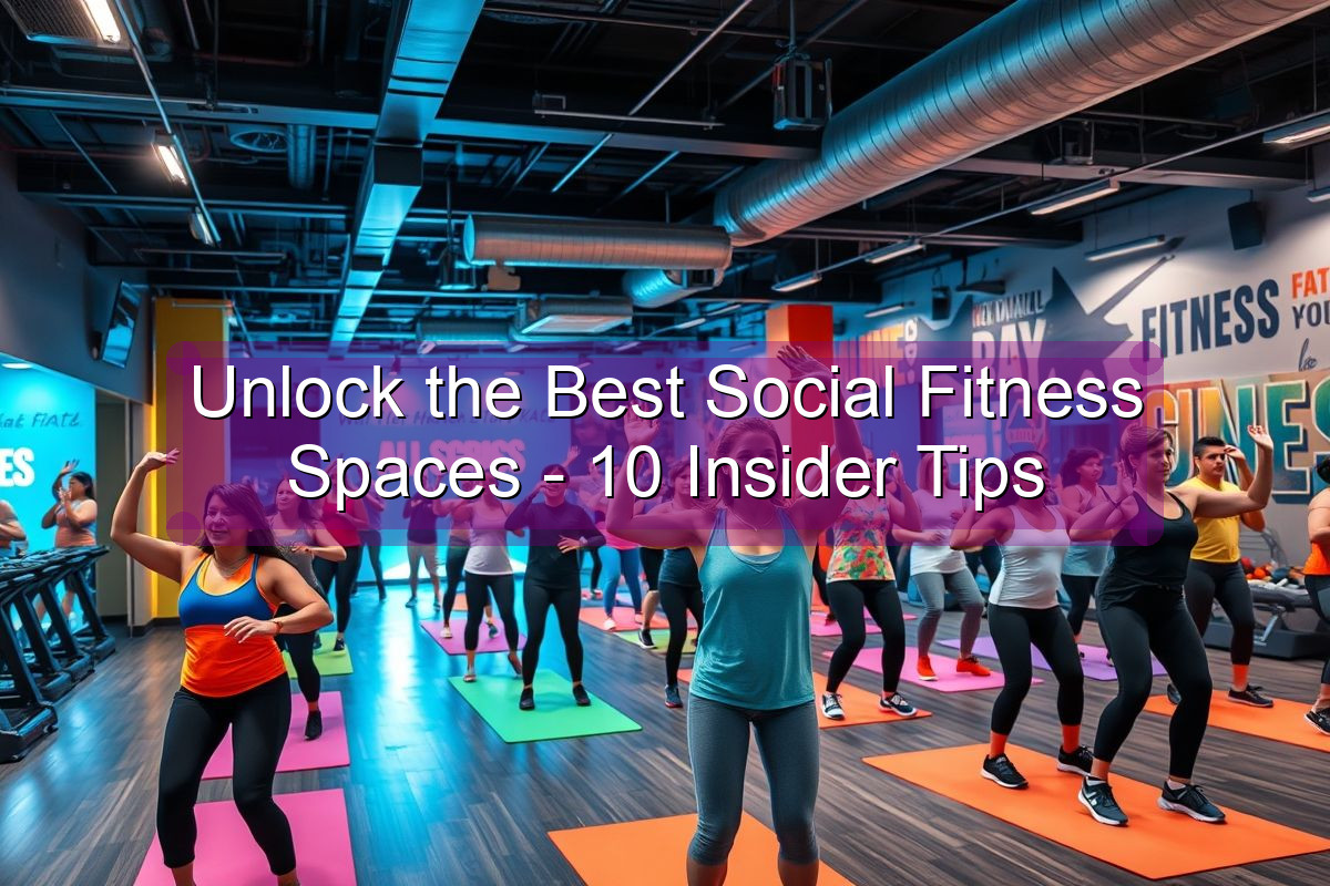 Unlock the Best Social Fitness Spaces - 10 Insider Tips