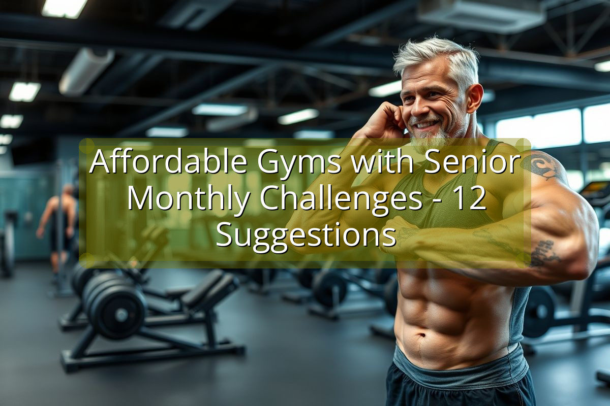 Affordable Gyms with Senior Monthly Challenges - 12 Suggestions