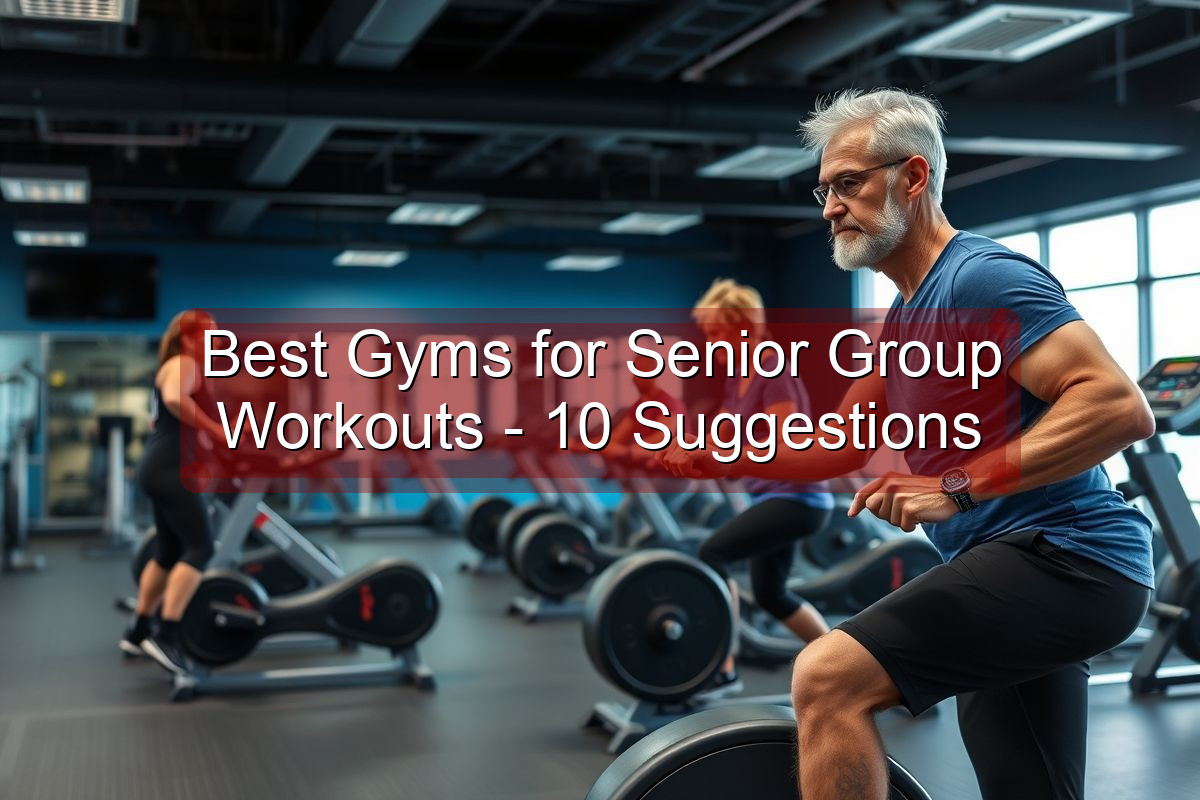 Best Gyms for Senior Group Workouts - 10 Suggestions