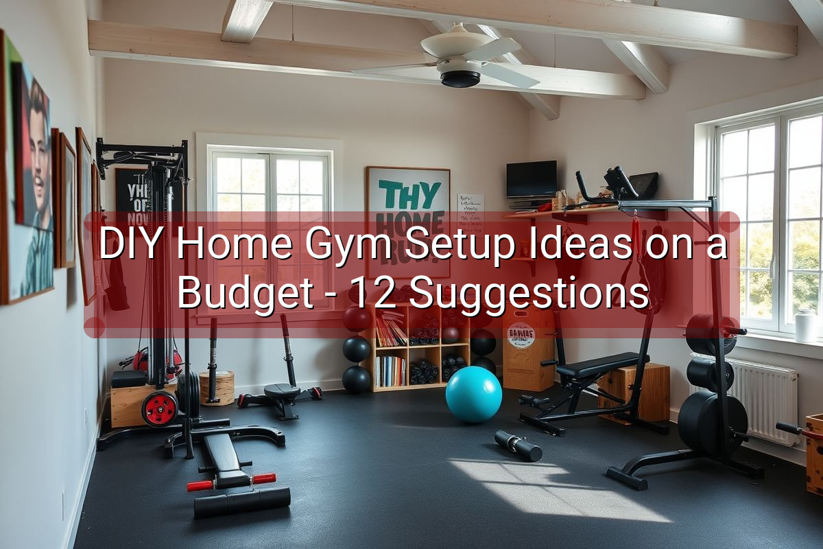 DIY Home Gym Setup Ideas on a Budget - 12 Suggestions