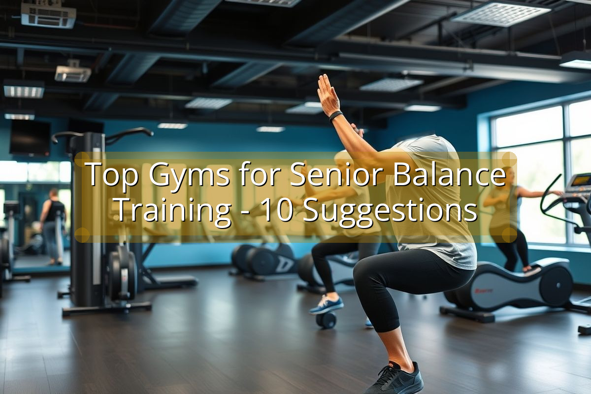 Top Gyms for Senior Balance Training - 10 Suggestions