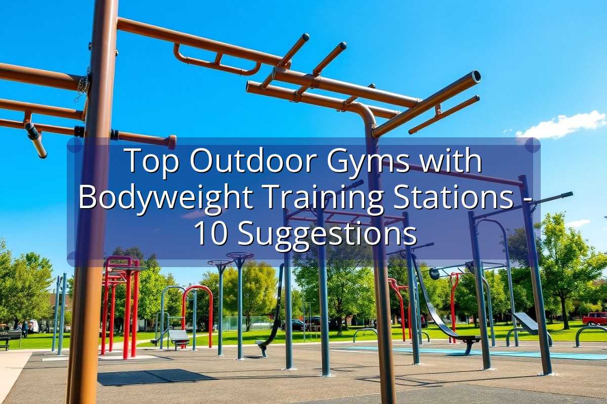 Top Outdoor Gyms with Bodyweight Training Stations - 10 Suggestions